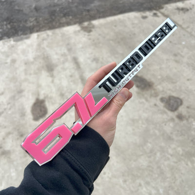 6.7L Turbo Diesel Badge Pair