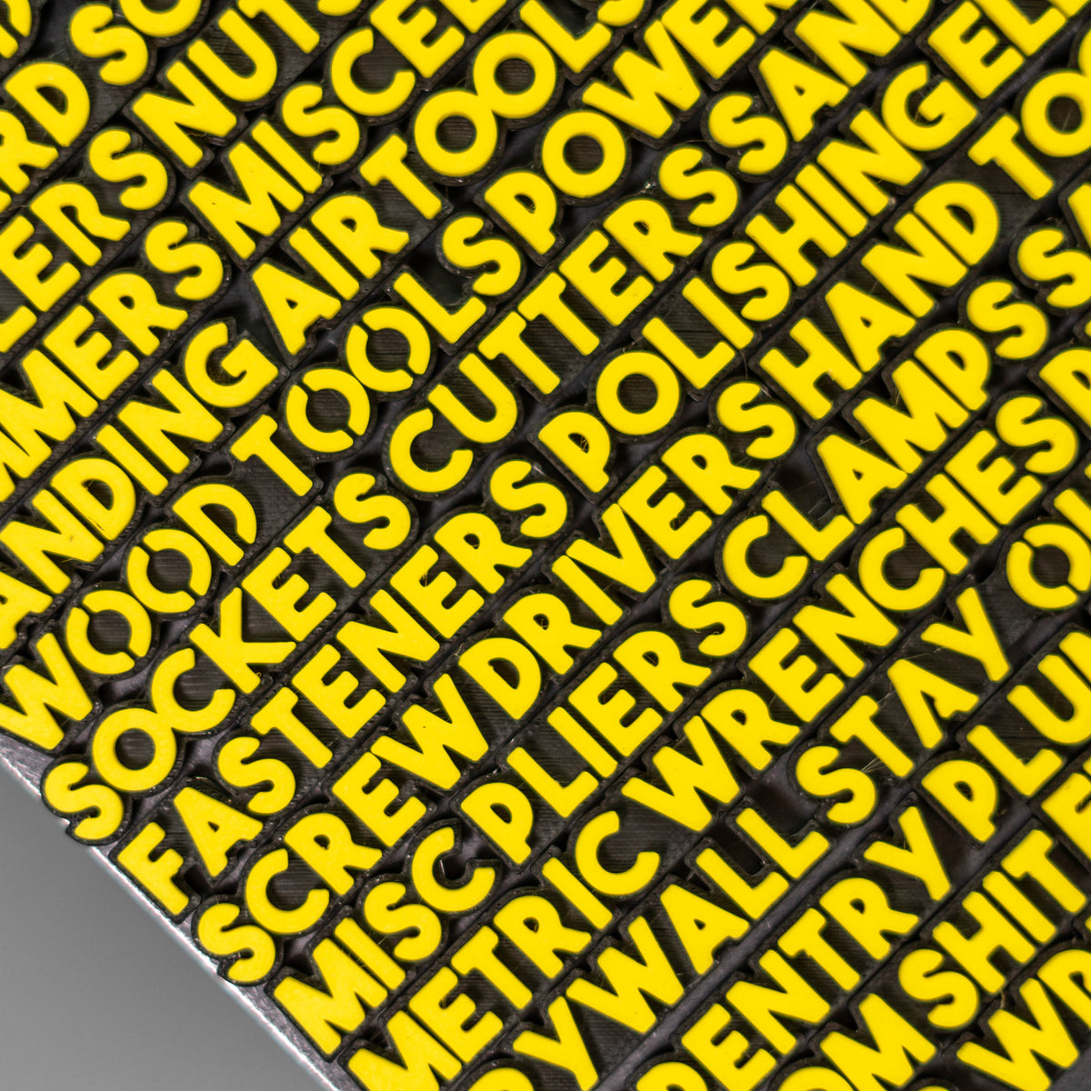 Bold Mini Toolbox Label Set - 42pcs - Multiple Color Choices