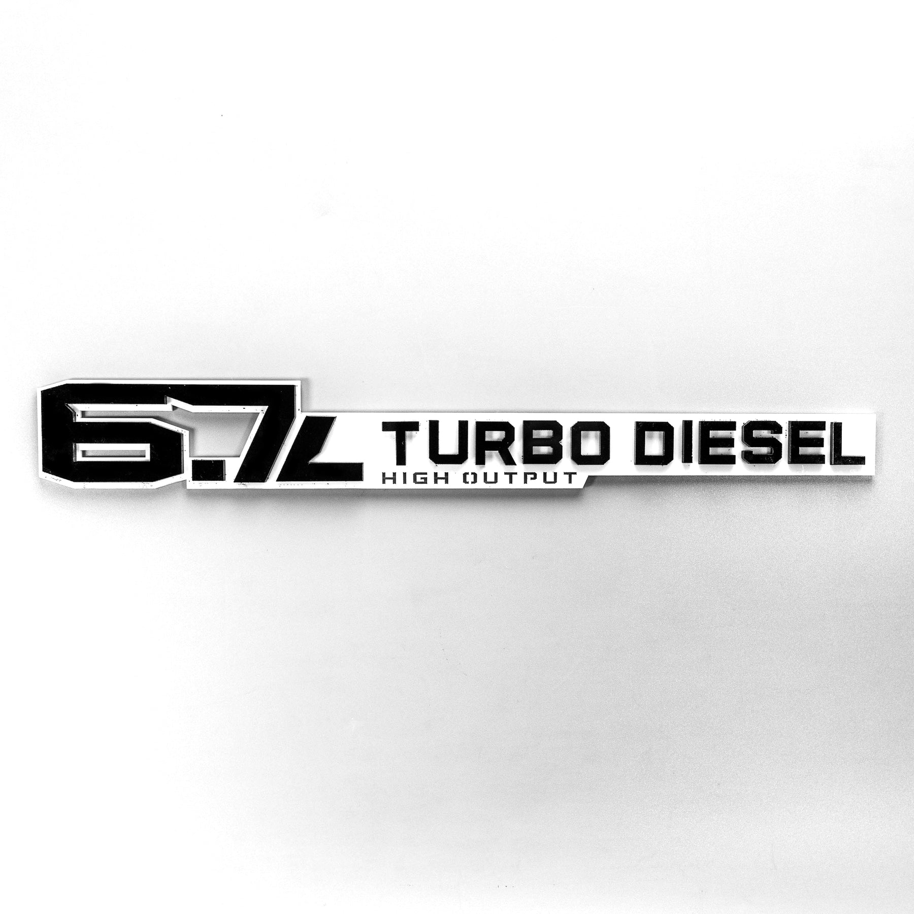6.7L Turbo Diesel Badge Pair
