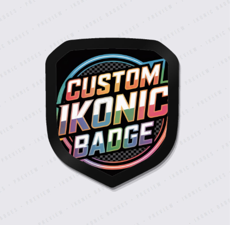 Custom badge preview