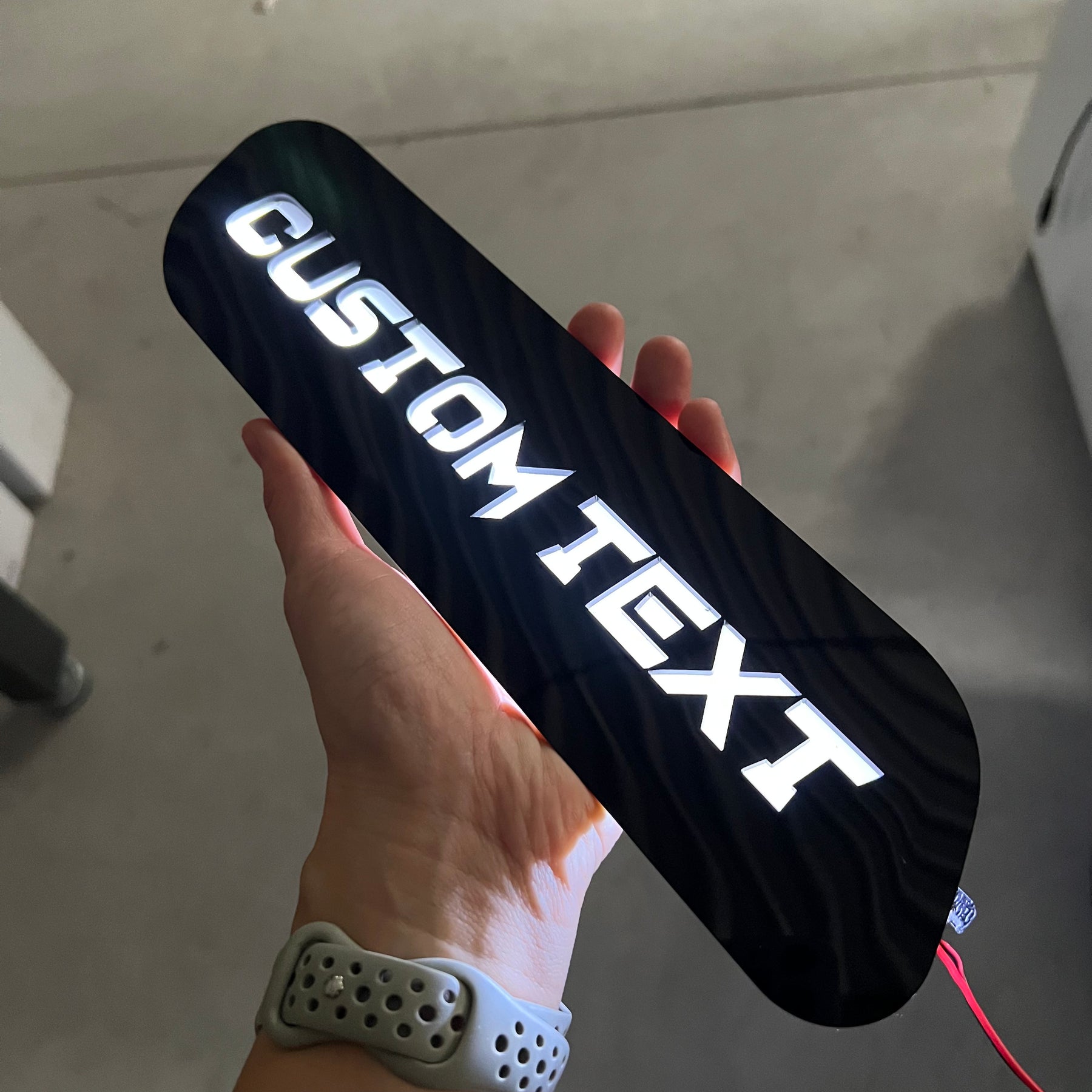 Custom Text LED Hood Badges - Fits 2019-2025 Ram 2500®/3500® - Multiple Colors Available