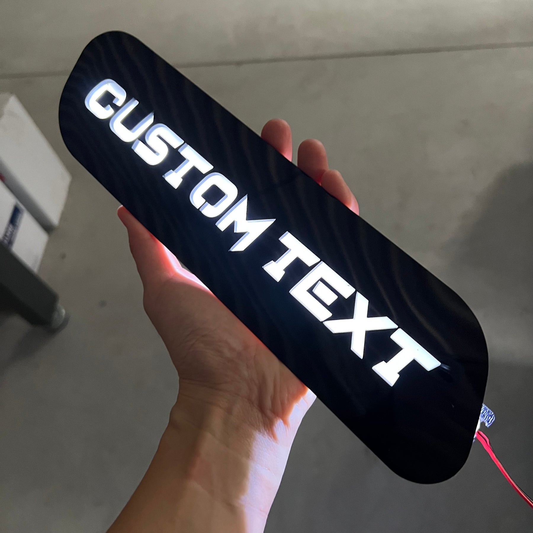 Custom Text LED Hood Badges - Fits 2019-2025 Ram 2500®/3500® - Multiple Colors Available