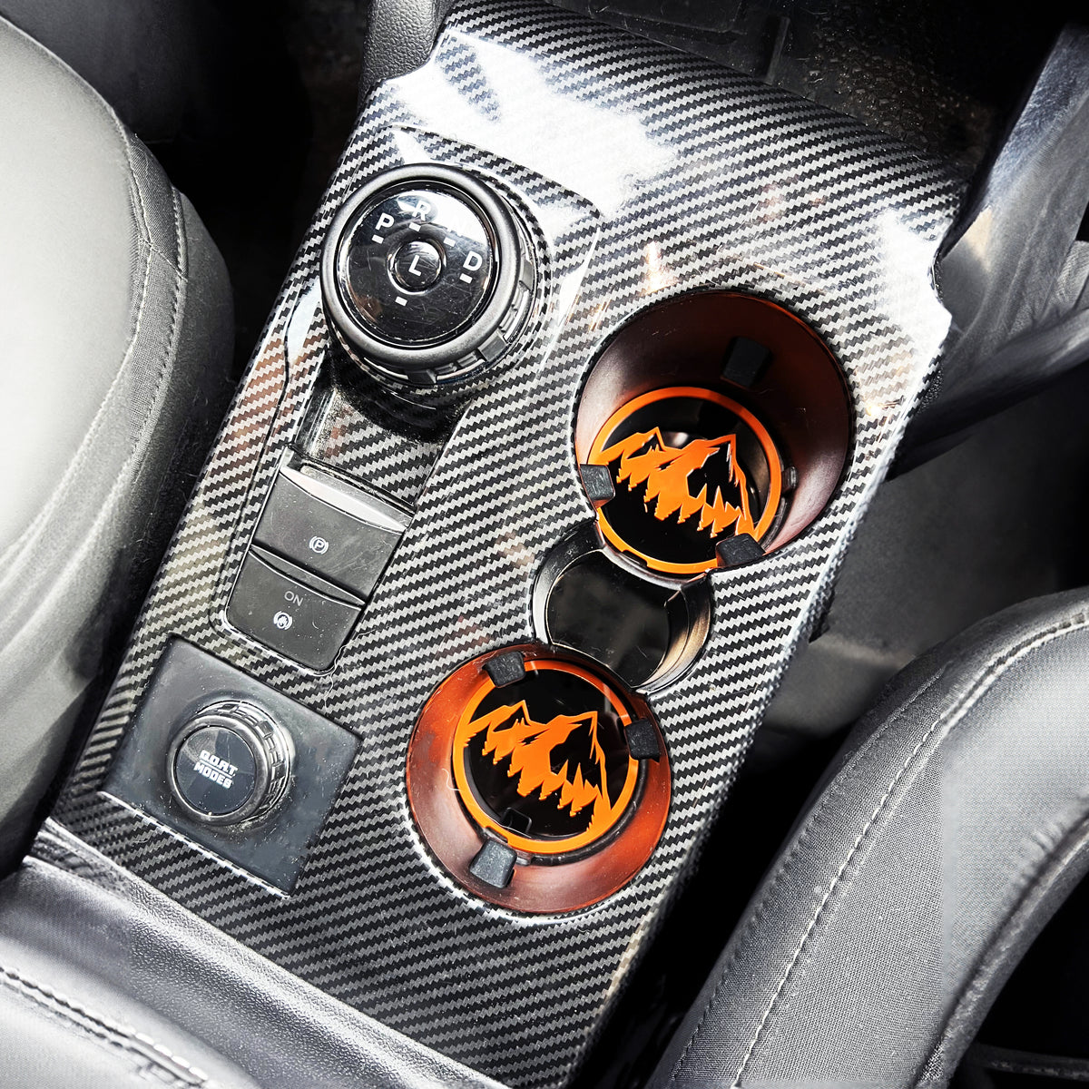 Mountains Cupholder Insert - Fits 2021+ Bronco® Sport - Multiple Colors Available
