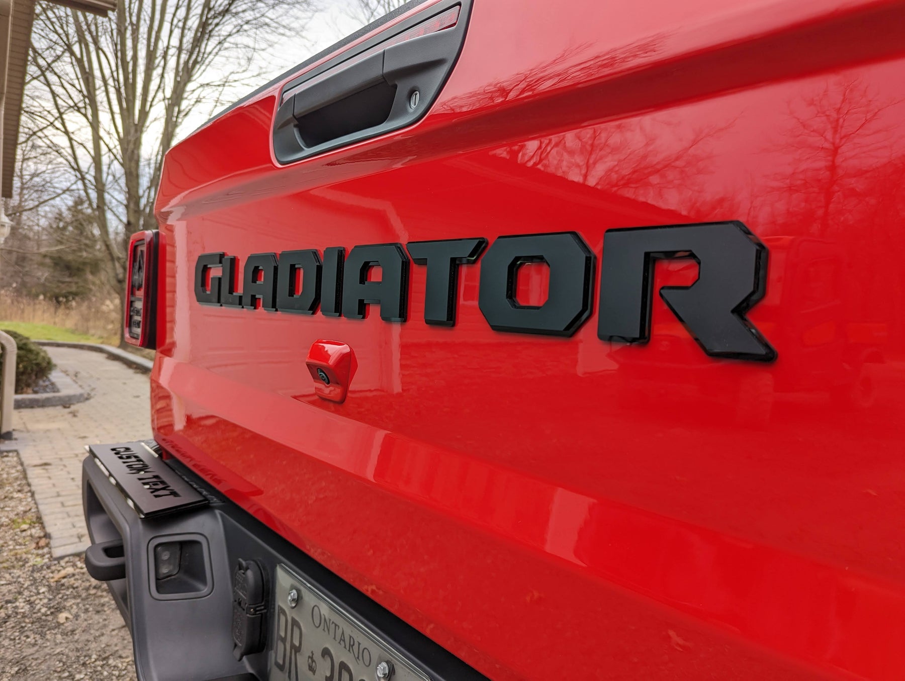 Letras para portón trasero de Gladiator®: producto con licencia oficial