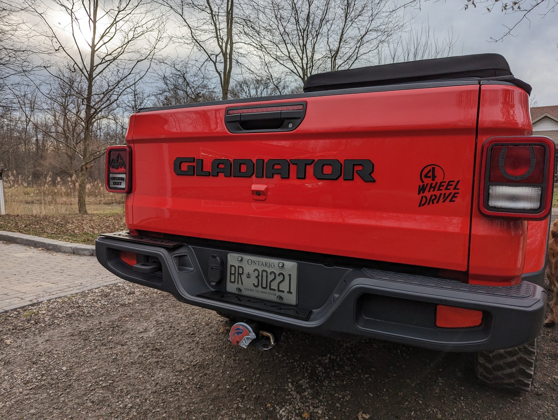 Letras para portón trasero de Gladiator®: producto con licencia oficial