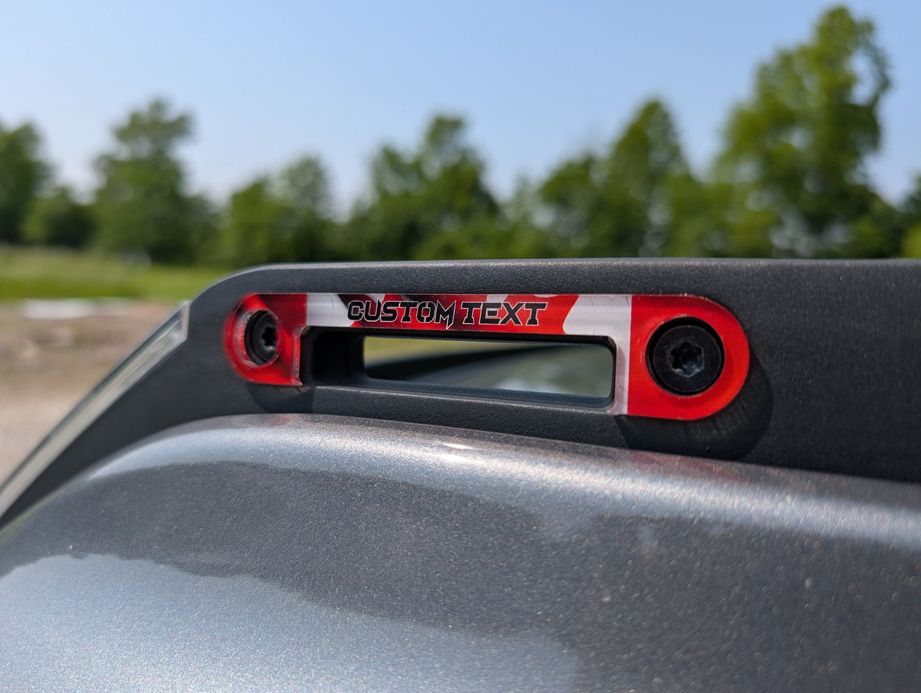 Front Tie Accent Badge Pair - Custom Text - Fits 2021+ Bronco® - Full Color
