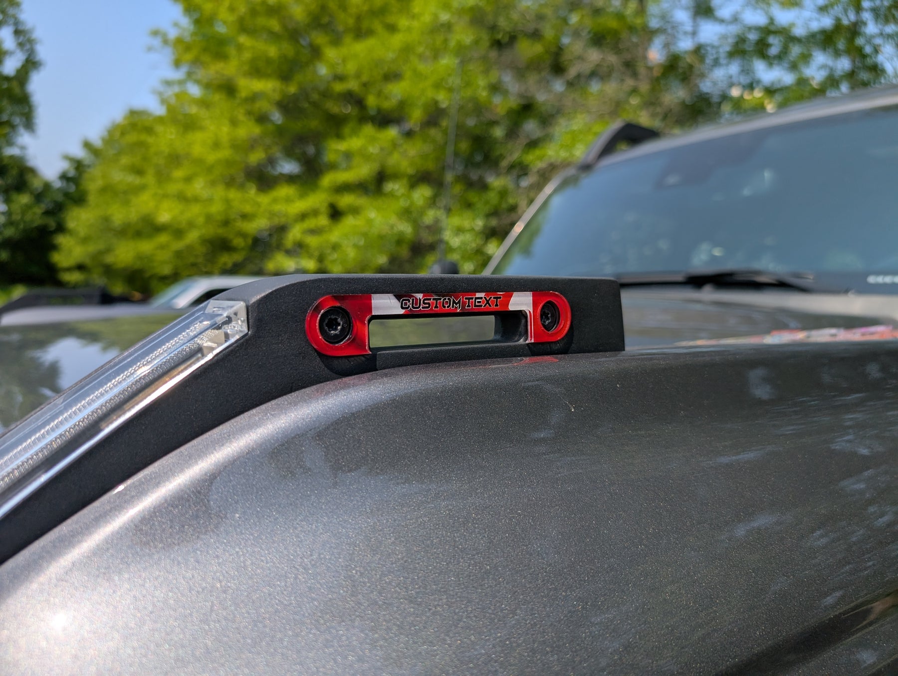 Front Tie Accent Badge Pair - Custom Text - Fits 2021+ Bronco® - Full Color