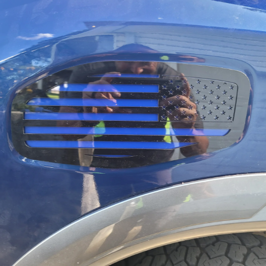 2016-2024 Nissan Titan® Fender Badges - American Flag - Multiple Colors Available