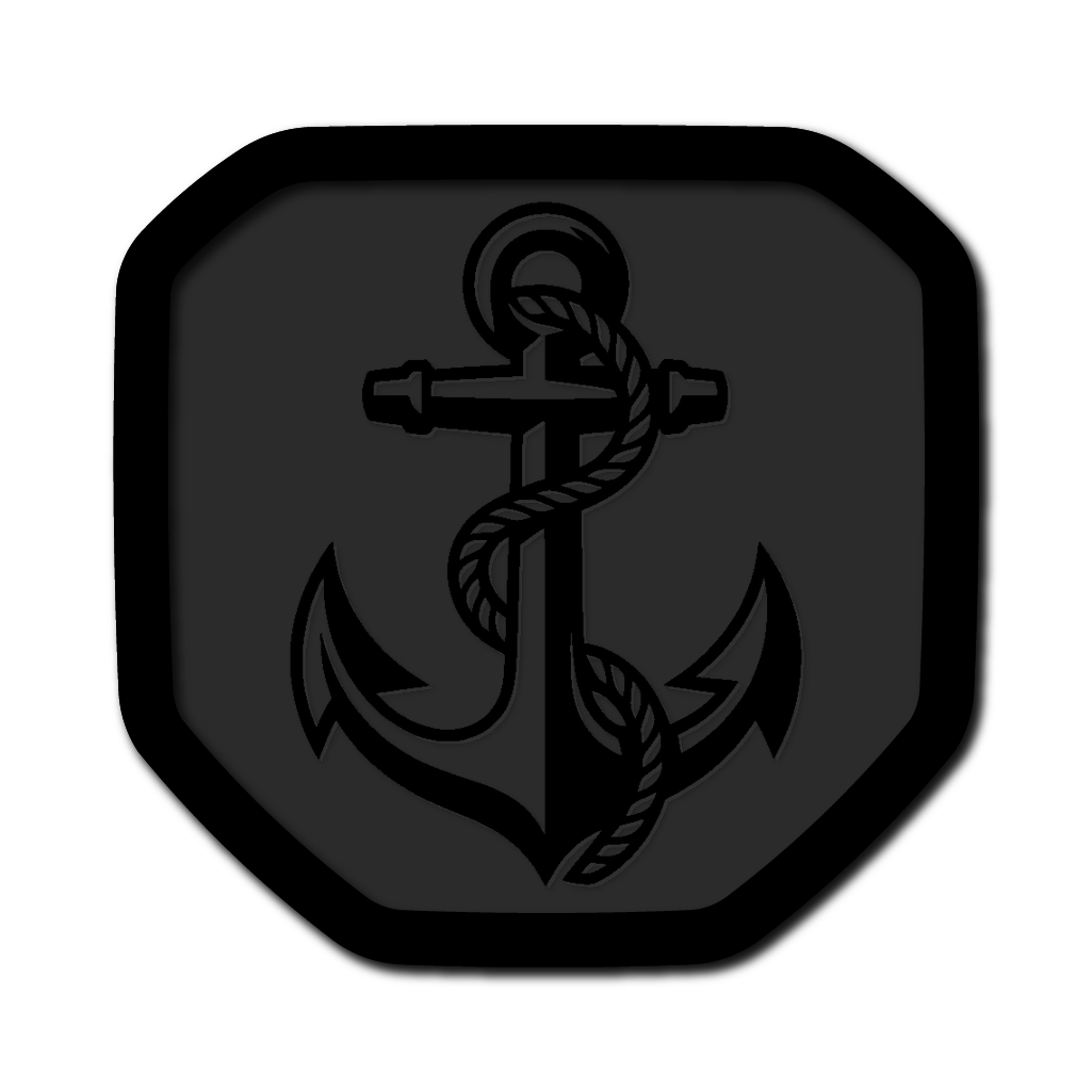 Custom Anchor RAM Shield Badge