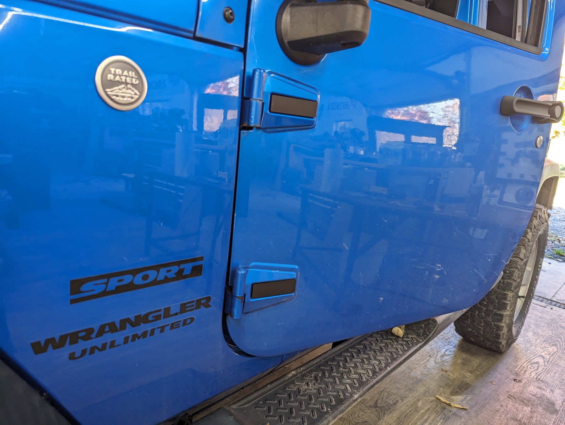 Cubierta del perno de la bisagra de la puerta: compatible con Jeep® Wrangler® 2007-2017