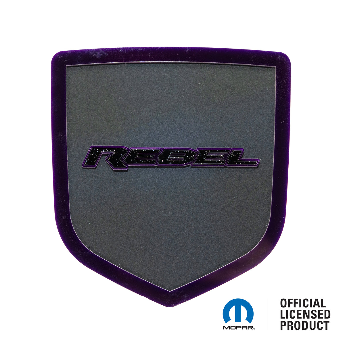 INSIGNIA PARA PORTON TRASERO CON LOGO DE CABEZA RAM® ESTILO 1 - SE ADAPTA A LOS MODELOS DODGE® RAM® TAILGATE 2009-2018 - 1500, 2500, 3500 - BLANCO SOBRE BRILLO - Producto con licencia oficial