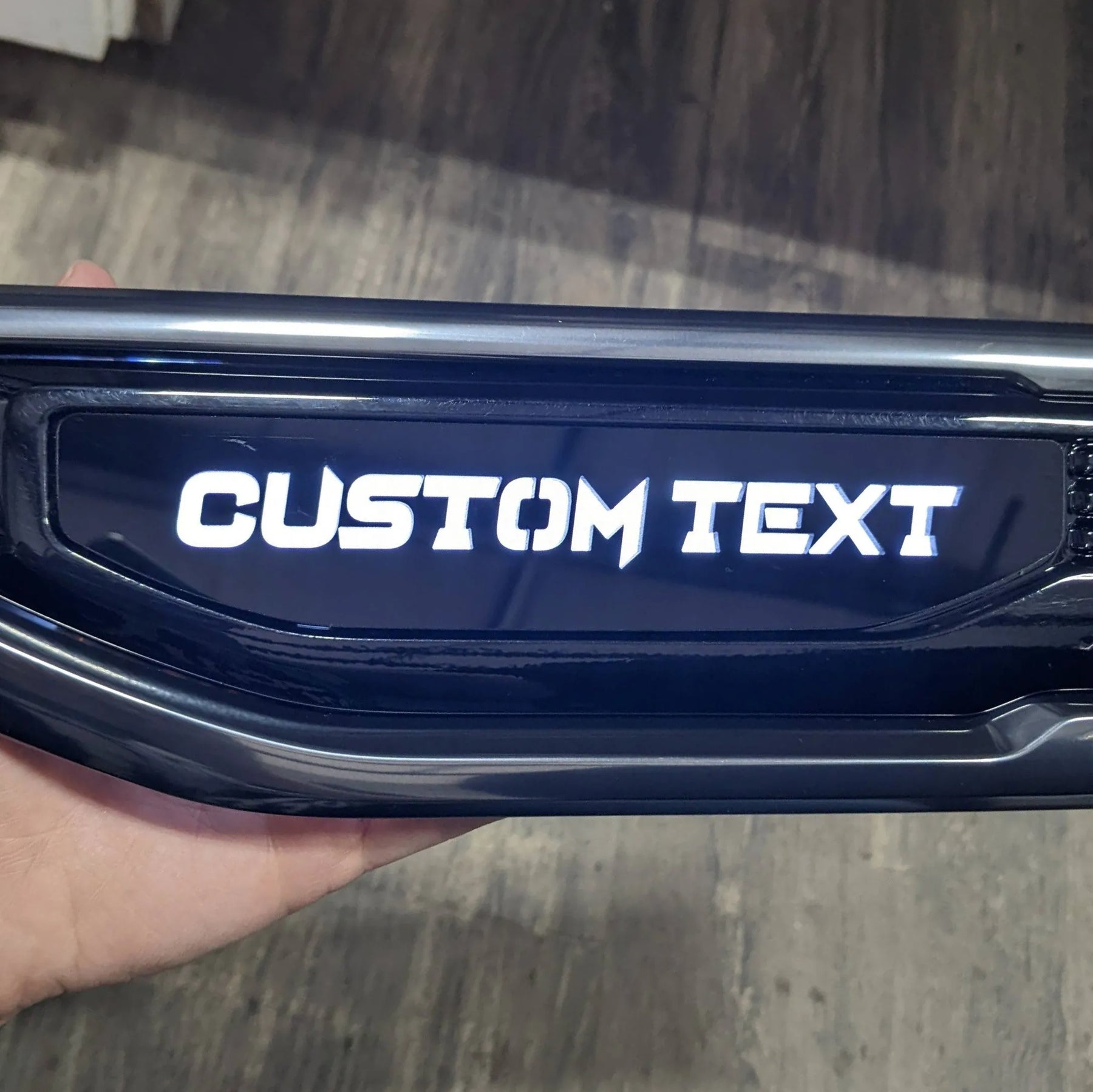 Custom Text - LED OEM Modified Fender Badge Set - Fits 2019+ GMC 1500 - Multiple Colors Available