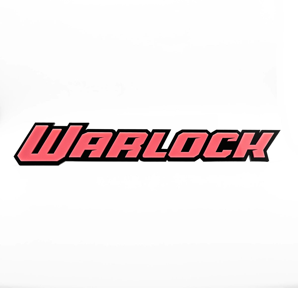 Custom Warlock® Dual Layer Truck Badge - Multiple Colors Available - Officially Licensed Product