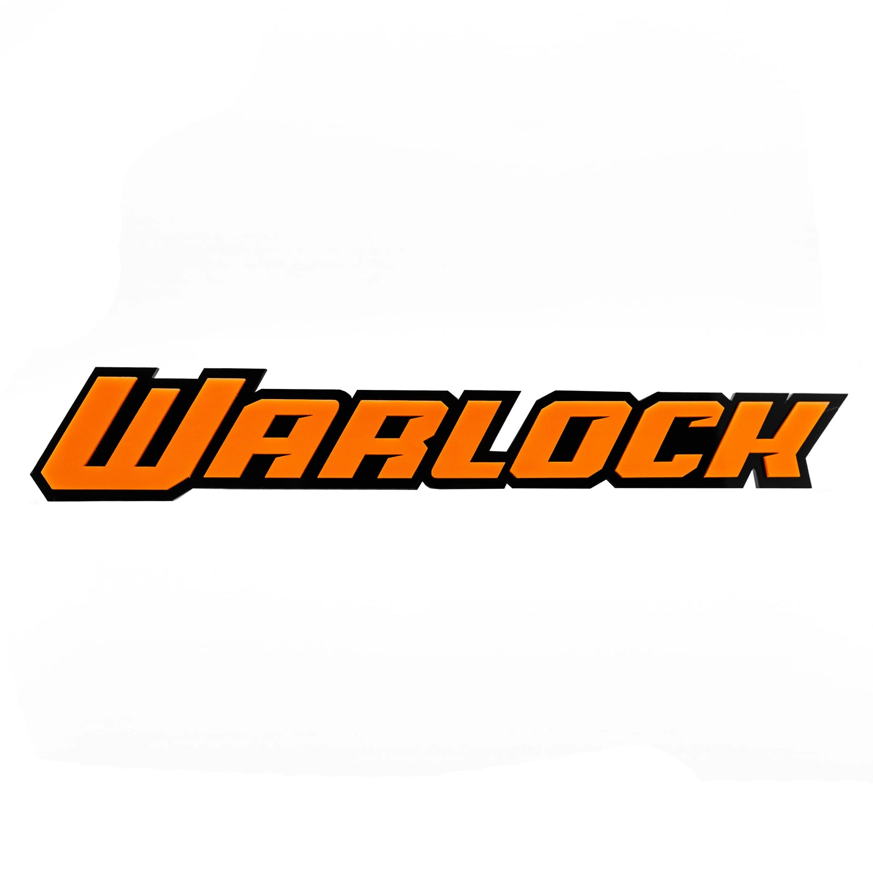 Custom Warlock® Dual Layer Truck Badge - Multiple Colors Available - Officially Licensed Product