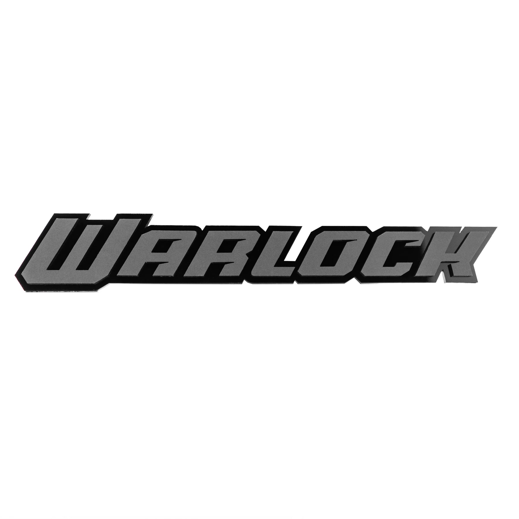 Custom Warlock® Dual Layer Truck Badge - Multiple Colors Available - Officially Licensed Product