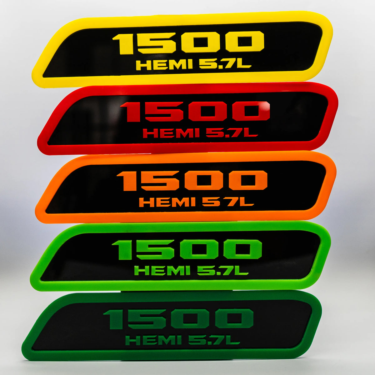 1500 HEMI® 5.7L Hood Badges - Fits 2019+ Ram 1500® - Officially Licensed Product