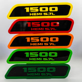 Insignias para capó HEMI® 1500 de 5,7 l: compatibles con Ram 1500® 2019+: producto con licencia oficial
