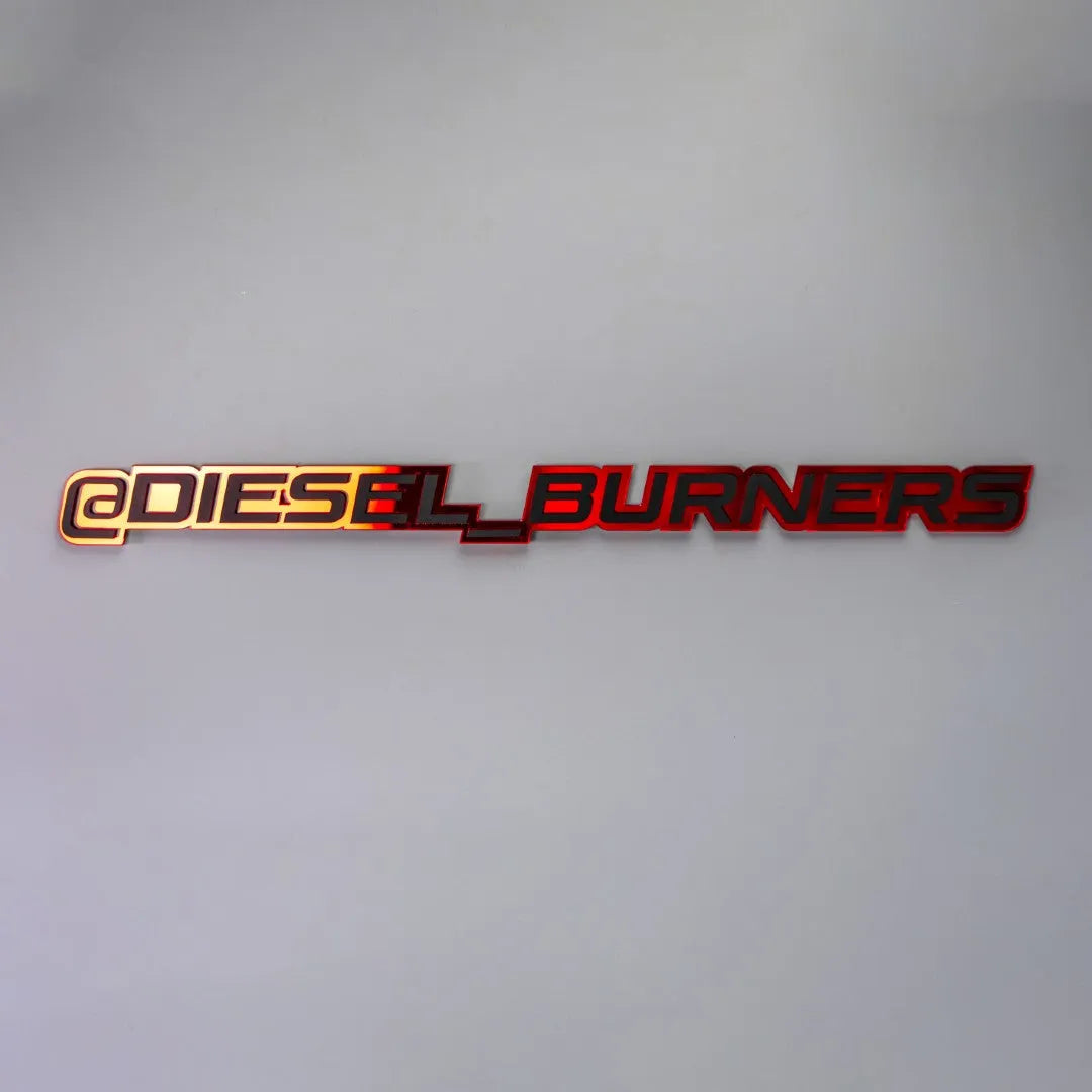 Fuente de texto personalizado para insignias de carreras