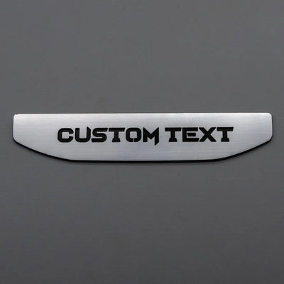 Par de insertos de texto personalizados: se adapta a GMC 1500 2019+; varios colores disponibles