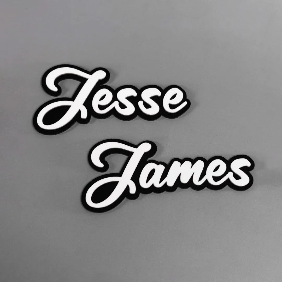 Fuente caligráfica para insignias de texto personalizadas