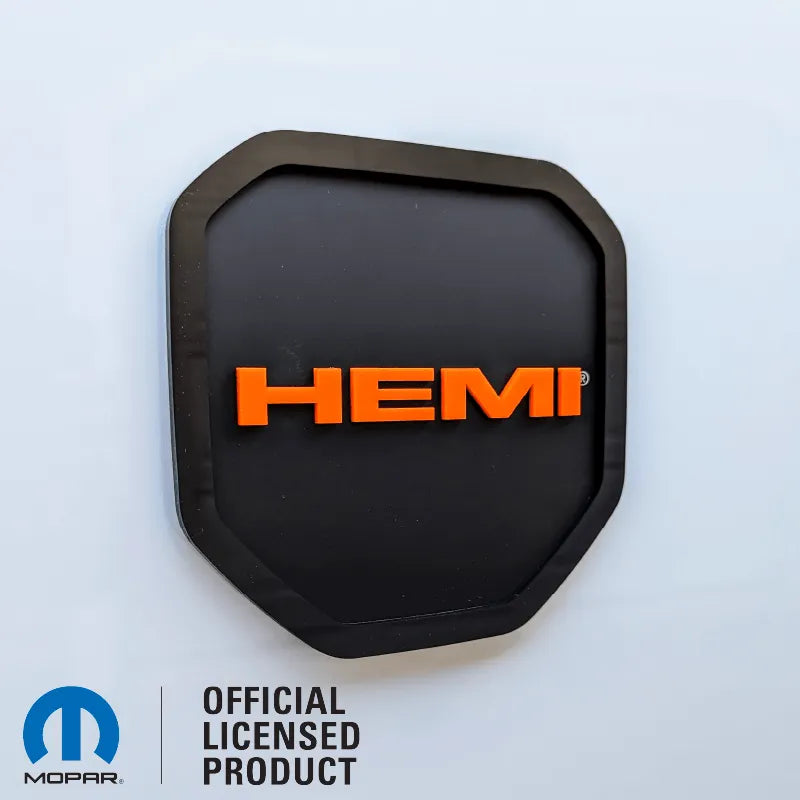 Insignia para portón trasero HEMI®: compatible con portón trasero RAM® 2019+ -1500, 2500, 3500 - Producto con licencia oficial