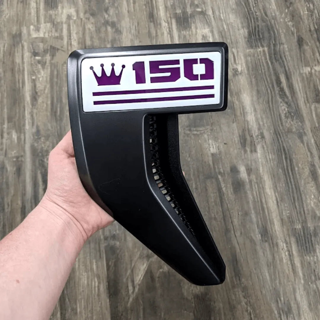 Modificadores de insignias OEM de Crown (insignias OEM NO incluidas): compatibles con Ford® F150® 2021+