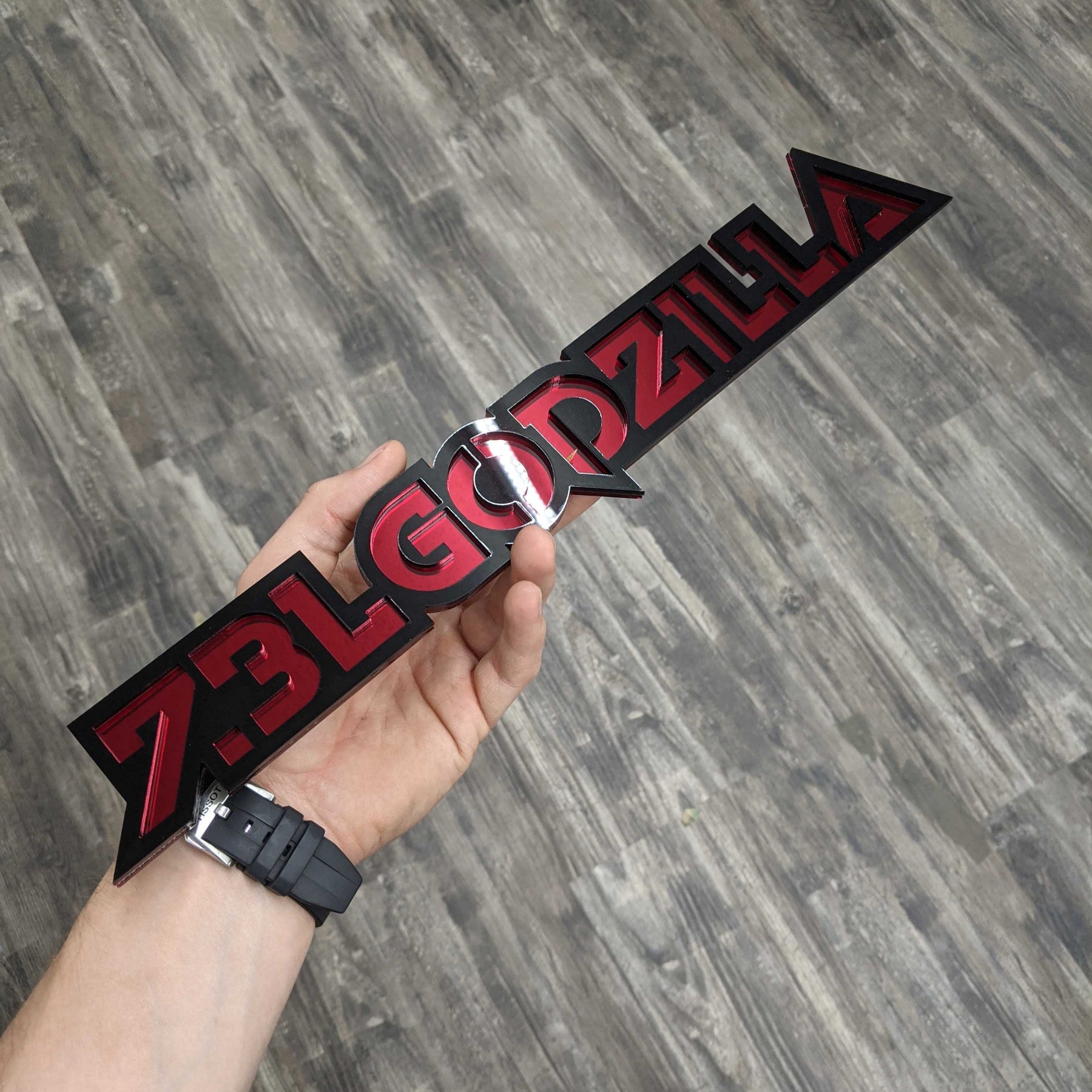 Insignias Godzilla de 7,3 l (ajuste universal), par
