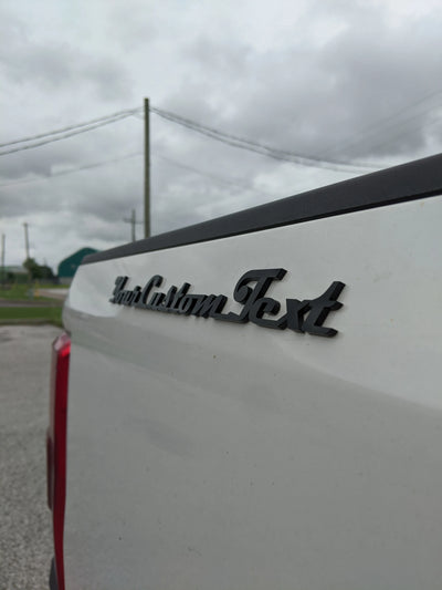 Insignia con texto personalizado