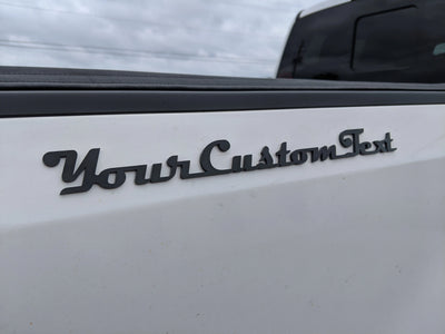 Insignia con texto personalizado