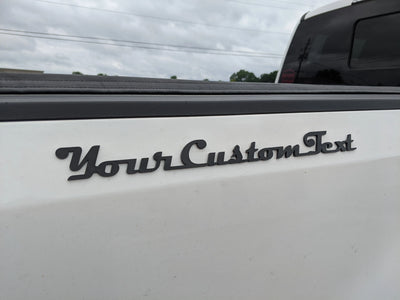 Insignia con texto personalizado