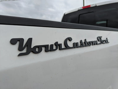 Insignia con texto personalizado