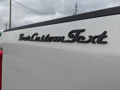 Insignia con texto personalizado