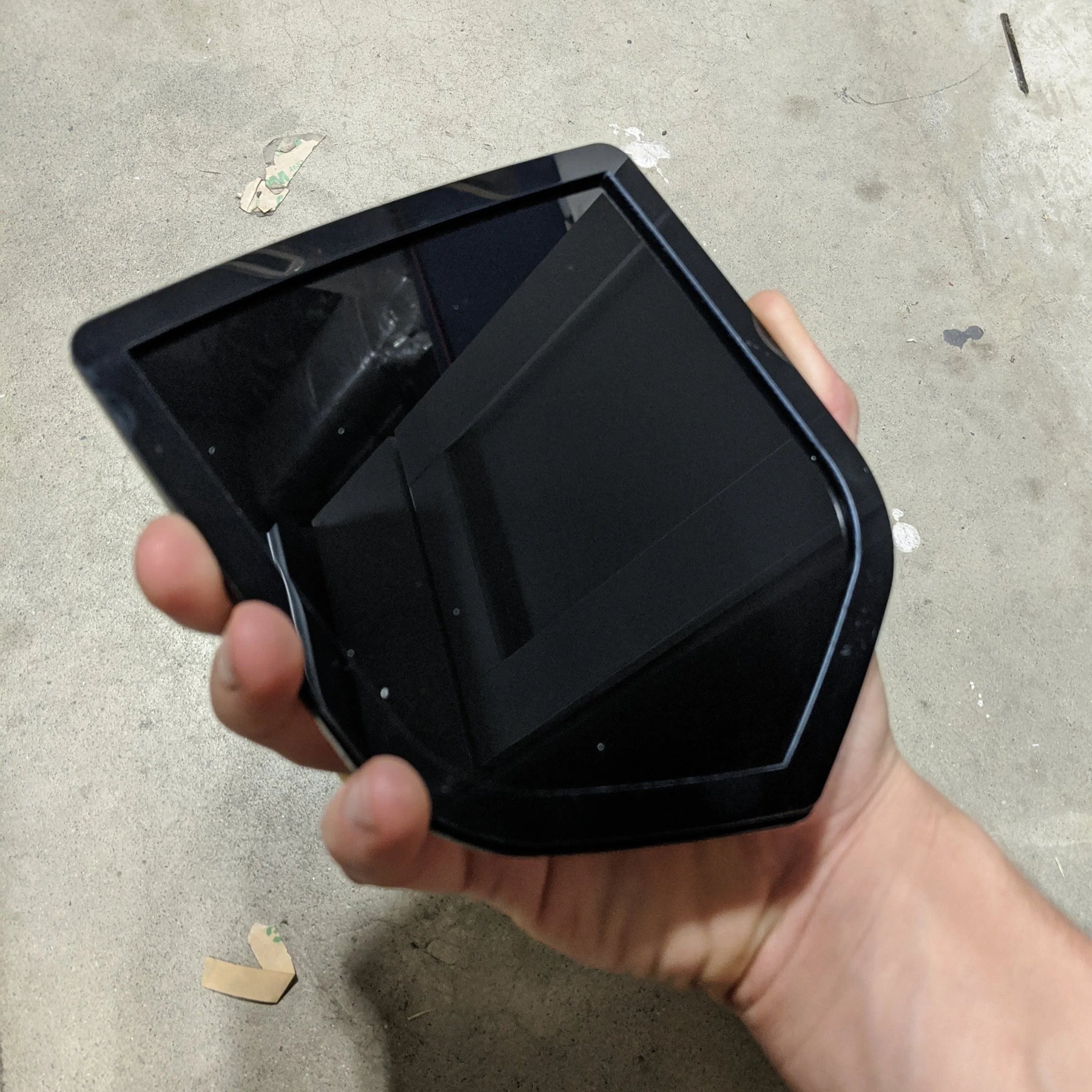 Insignia de borde: compatible con portón trasero Dodge® Ram® 2009-2018, color negro