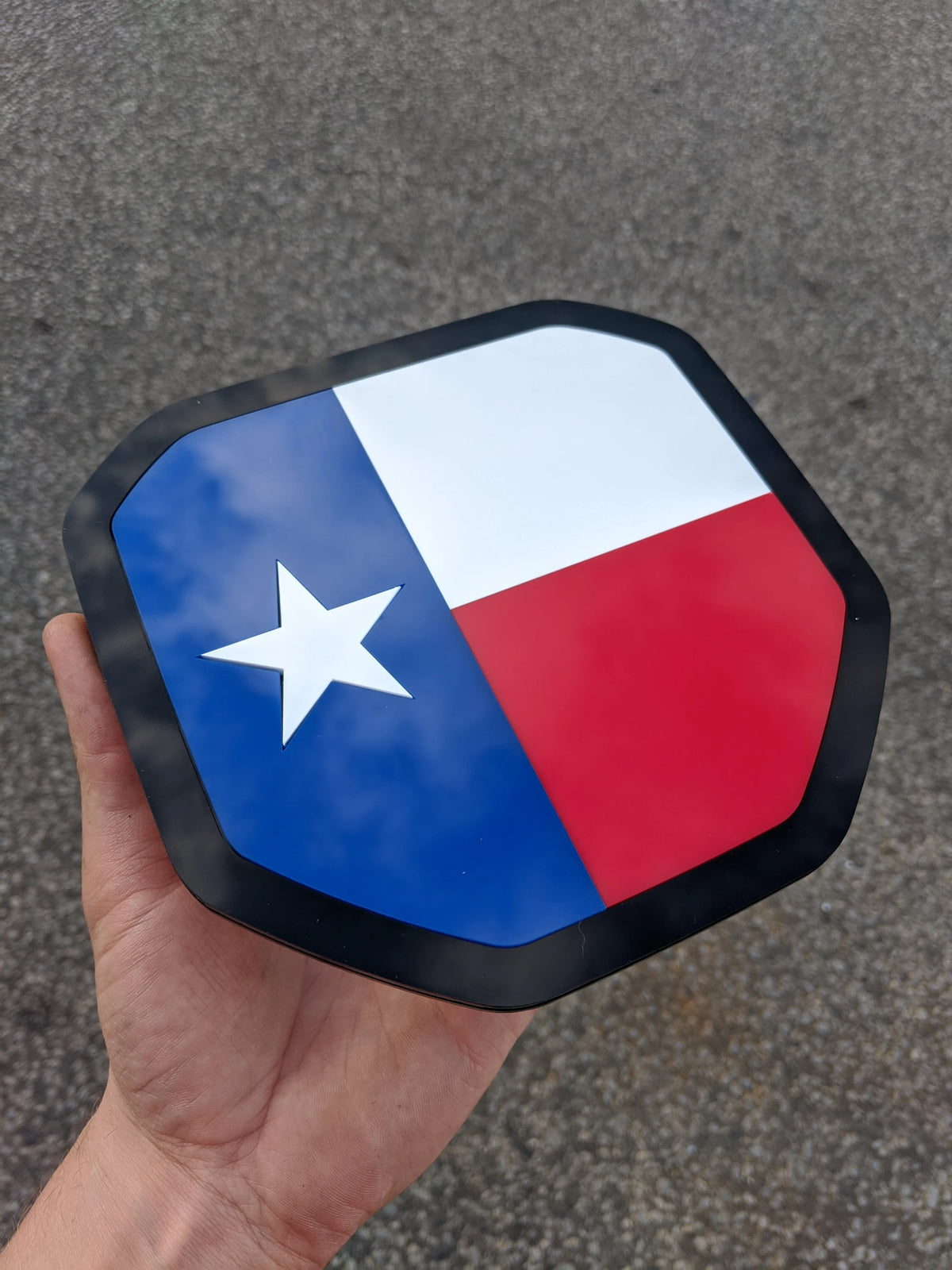 Insignia del estado de Texas: compatible con Dodge® Ram® Tailgate 2019+ (5.ª generación): 1500, 2500, 3500