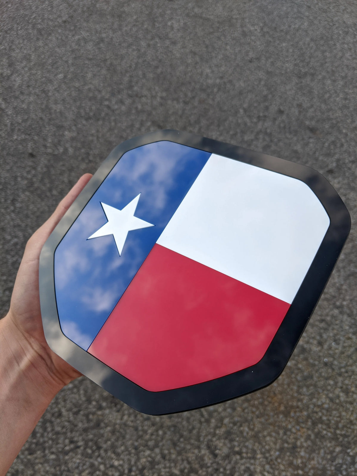 Insignia del estado de Texas: compatible con Dodge® Ram® Tailgate 2019+ (5.ª generación): 1500, 2500, 3500