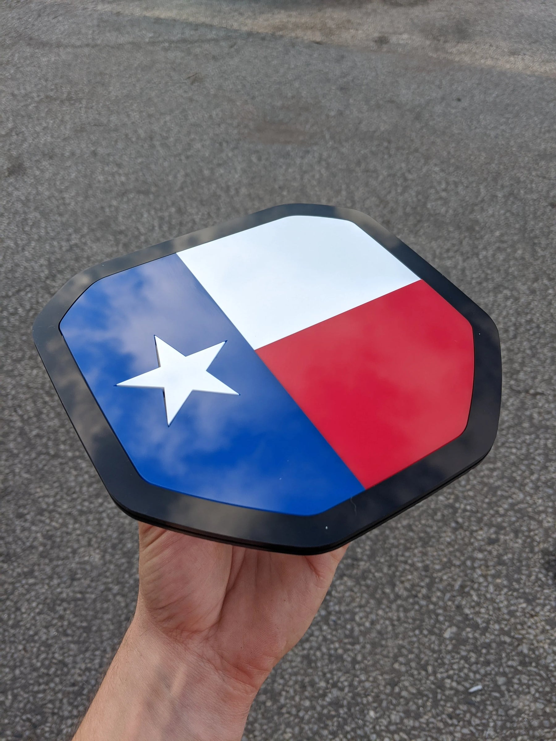 Insignia del estado de Texas: compatible con Dodge® Ram® Tailgate 2019+ (5.ª generación): 1500, 2500, 3500