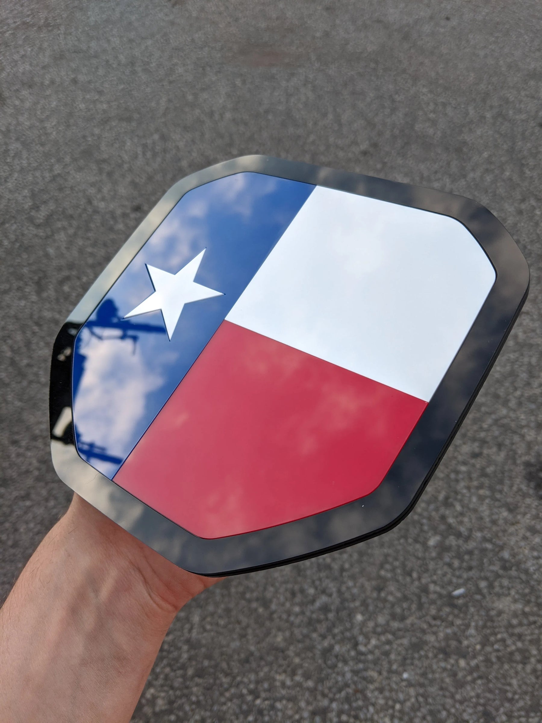 Insignia del estado de Texas: compatible con Dodge® Ram® Tailgate 2019+ (5.ª generación): 1500, 2500, 3500