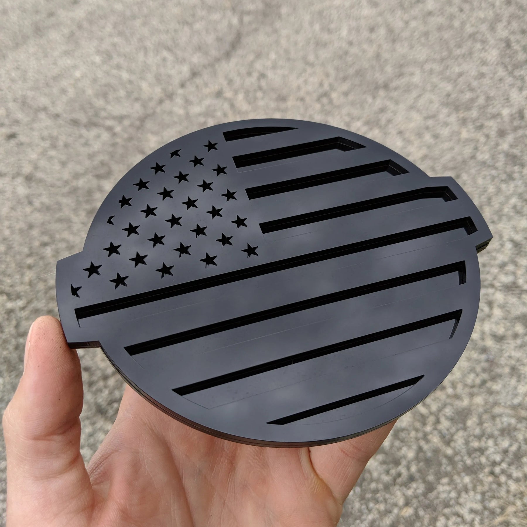 American Flag Badge - Fits 2016-2024 Nissan® Titan® Tailgate - Choose your Colors