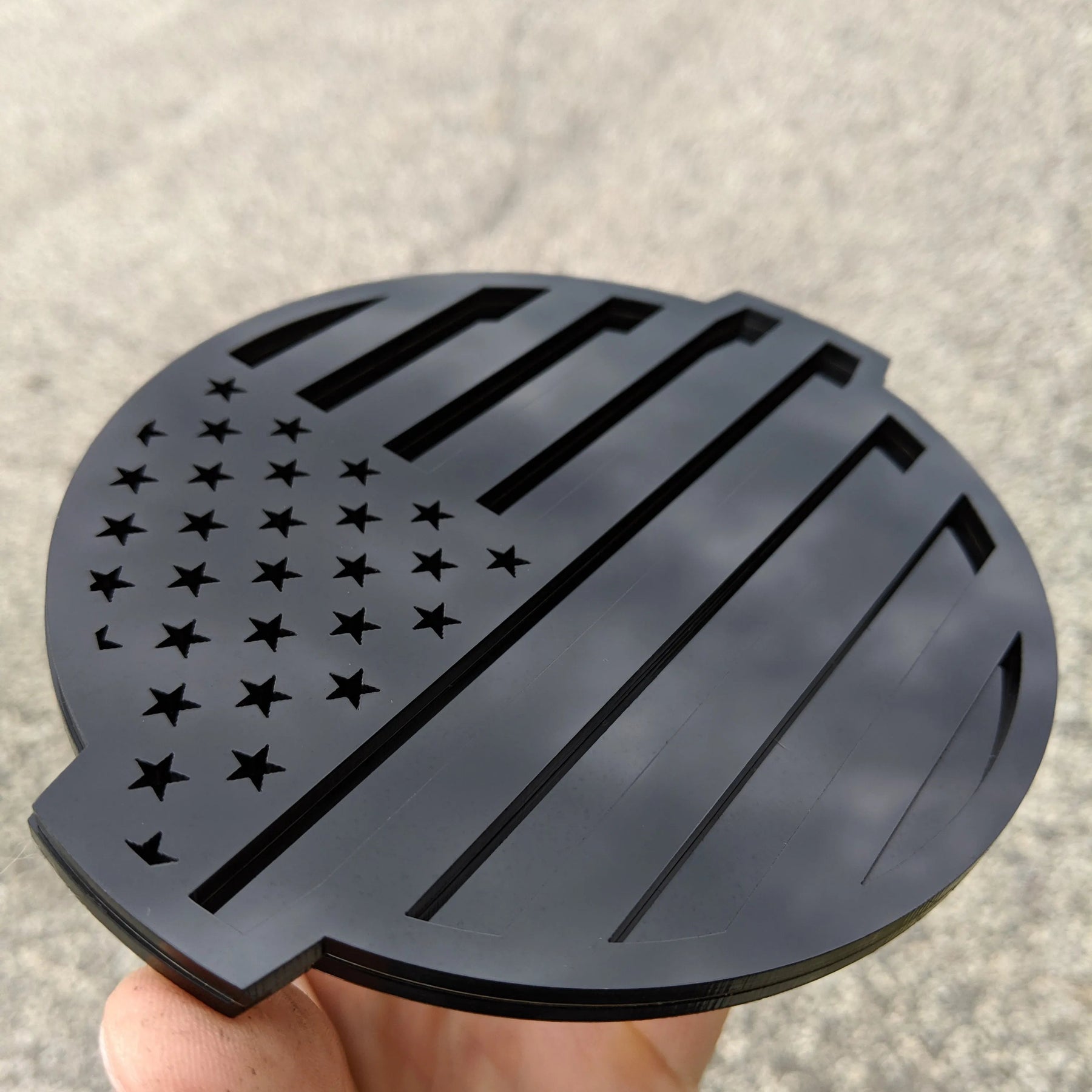 American Flag Badge - Fits 2016-2024 Nissan® Titan® Tailgate - Choose your Colors