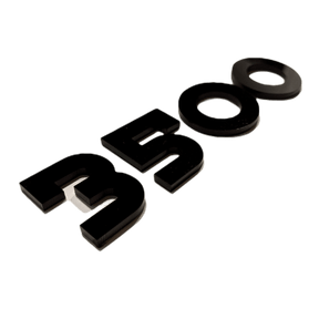 3500 Badge - Bold Font - One Layer - Pair