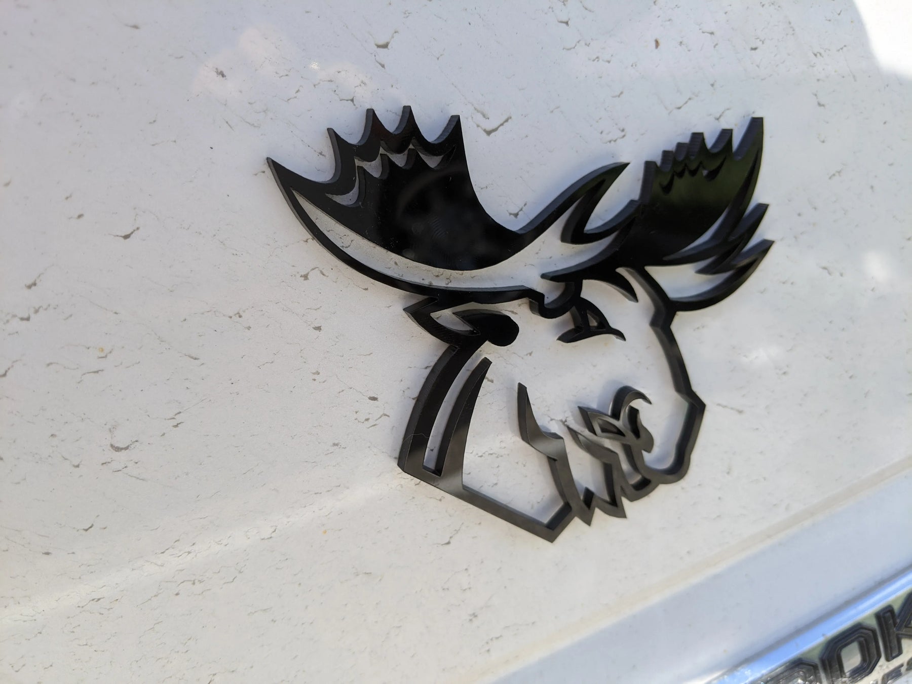 Insignias de guardabarros Moose - Par - Negro