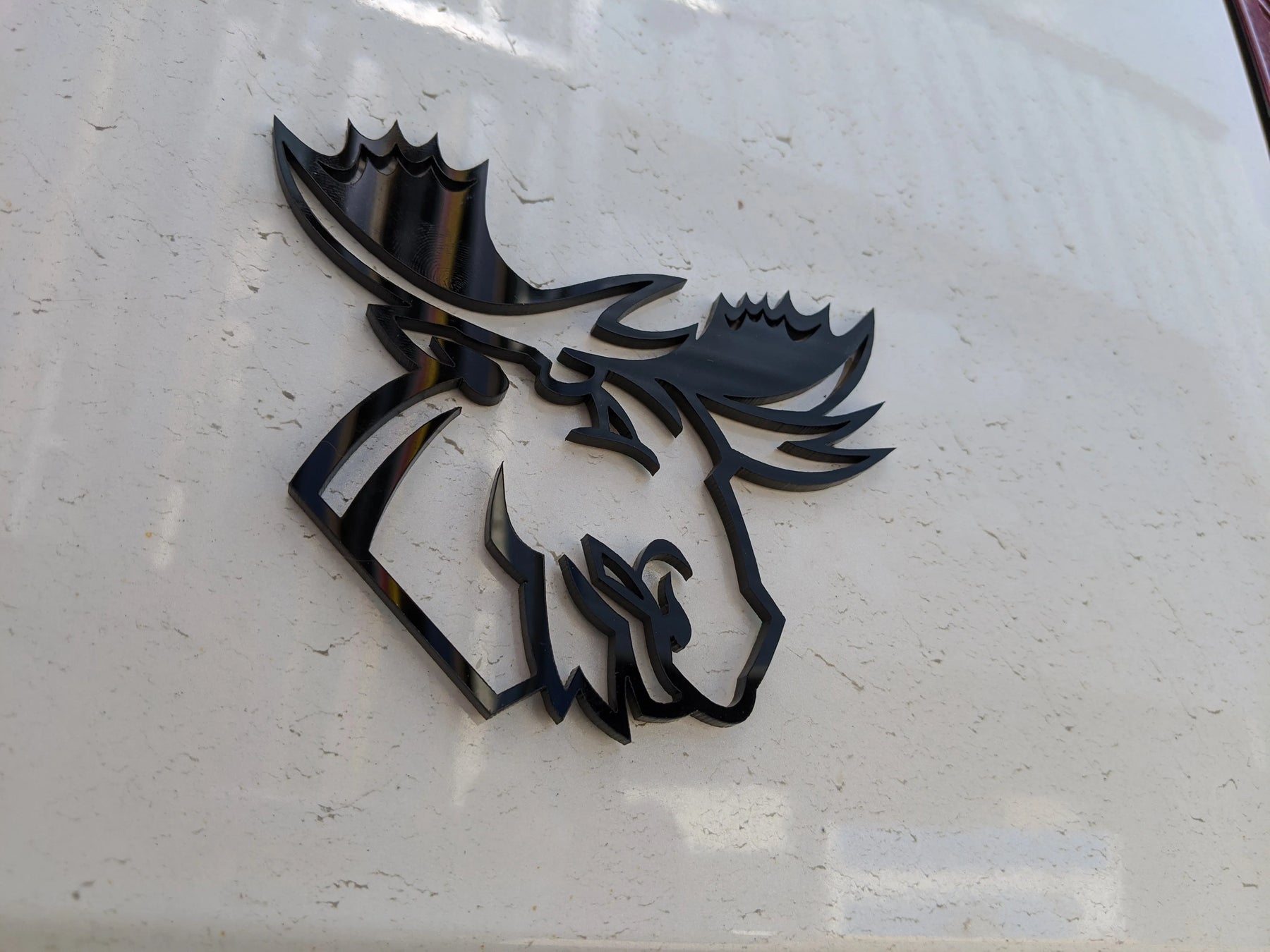 Insignias de guardabarros Moose - Par - Negro