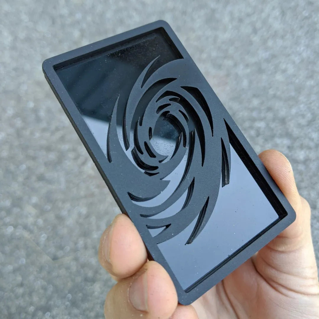 Storm Badge - Fits Mustang® - Black on Matte Black