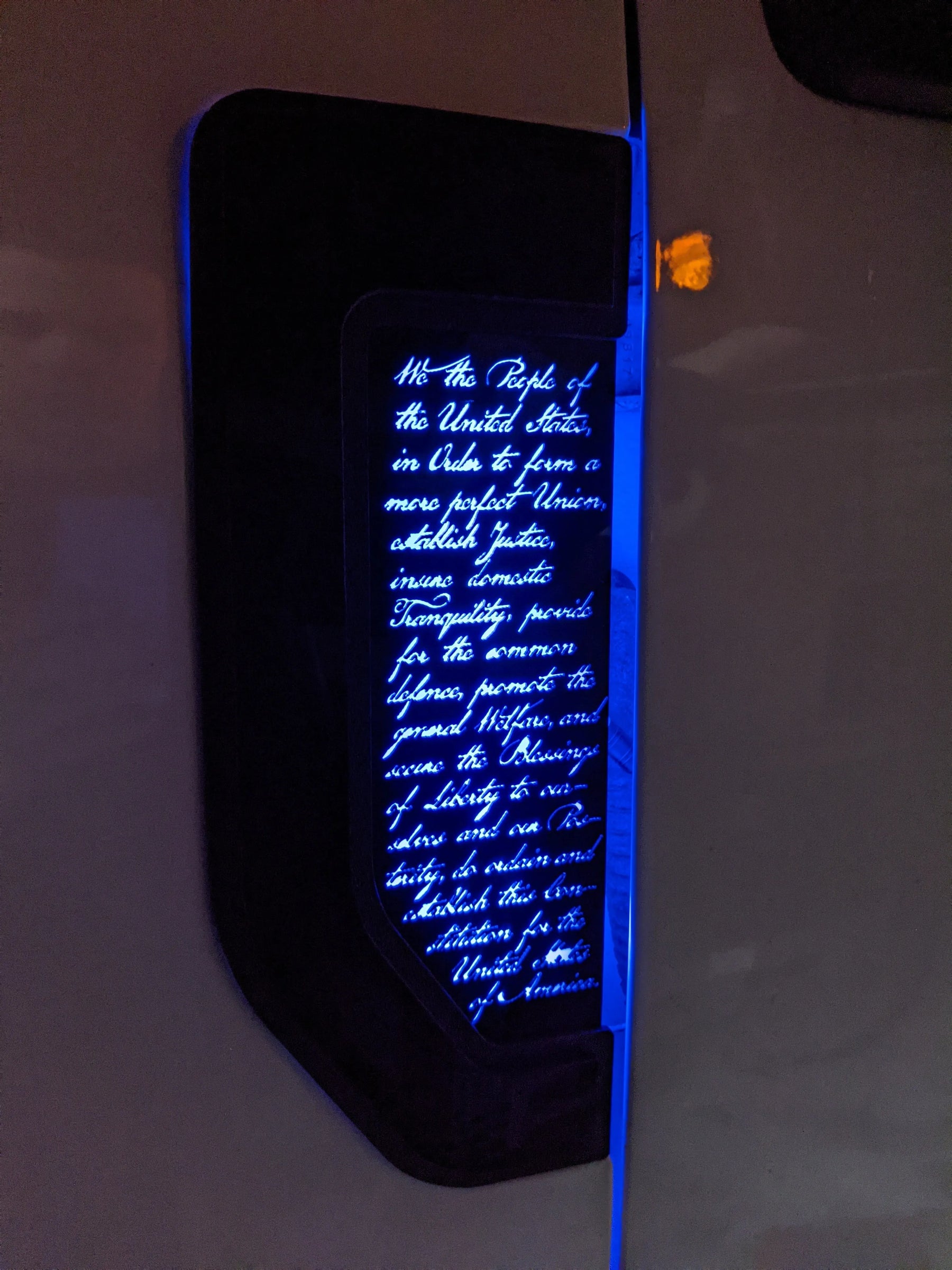 Juego de insignias LED Constitution para guardabarros: compatible con Ford® F250®, F350®, F450® 2017-2022, color negro