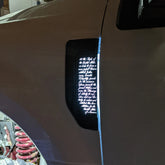 Juego de insignias LED Constitution para guardabarros: compatible con Ford® F250®, F350®, F450® 2017-2022, color negro