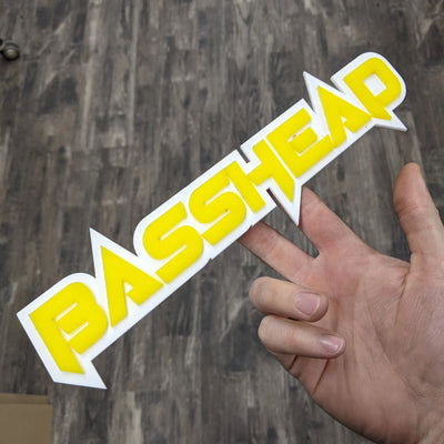 Insignia de vehículo con texto personalizado - Fuente nítida - Doble capa - Múltiples opciones de colores disponibles