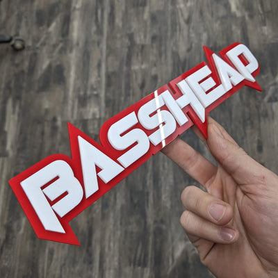 Insignia de vehículo con texto personalizado - Fuente nítida - Doble capa - Múltiples opciones de colores disponibles