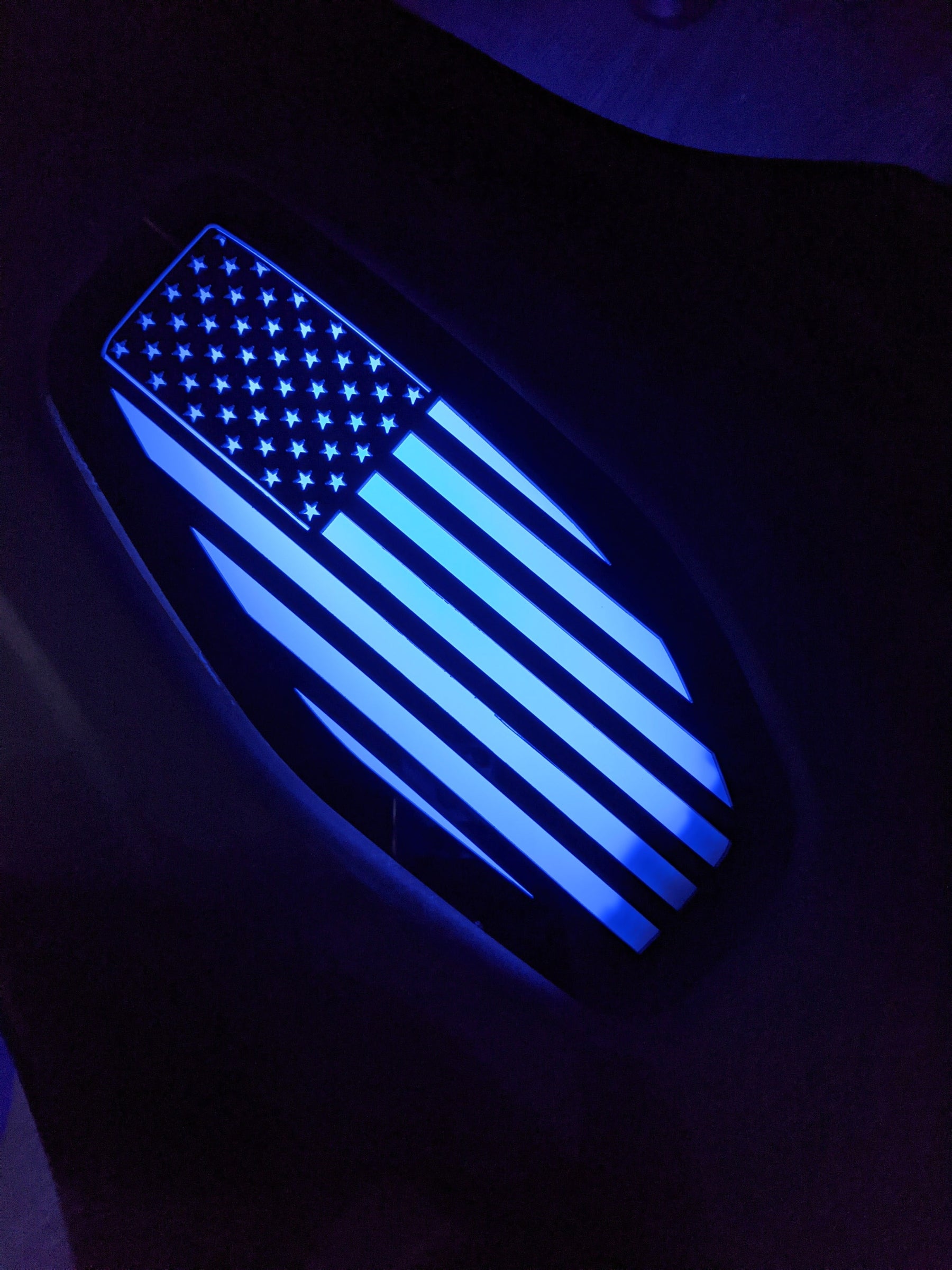 2016-2024 Nissan Titan® LED Fender Badges - American Flag - Multiple Colors Available