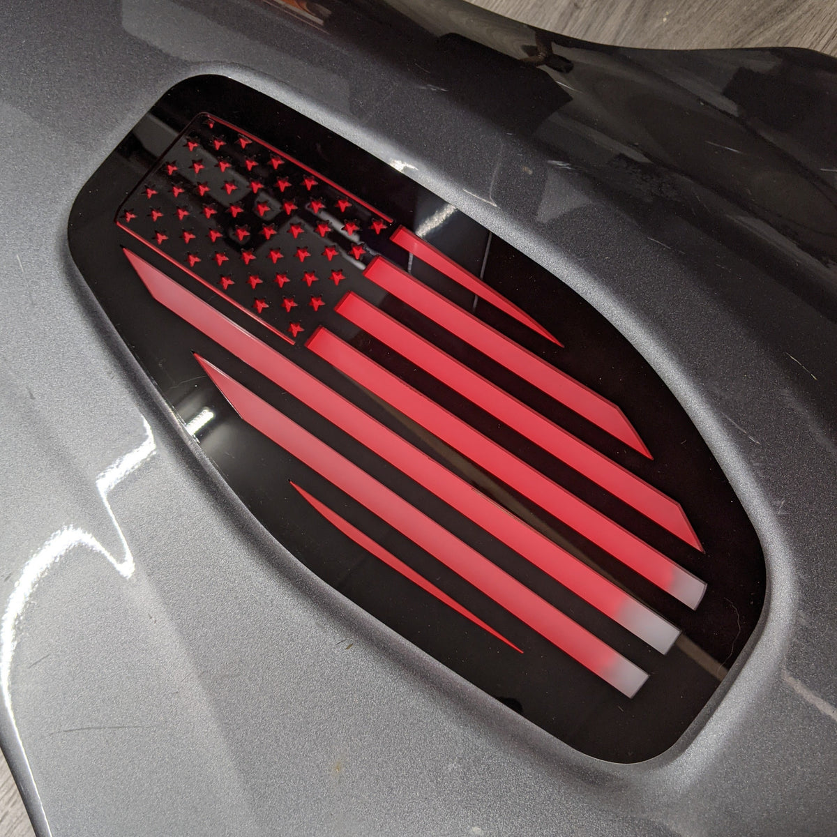 2016-2024 Nissan Titan® LED Fender Badges - American Flag - Multiple Colors Available