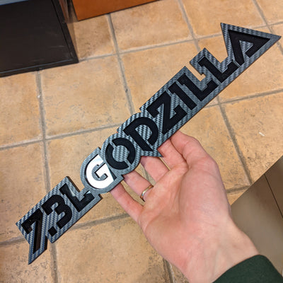 7.3L Godzilla Badges - Universal Fit - Pair